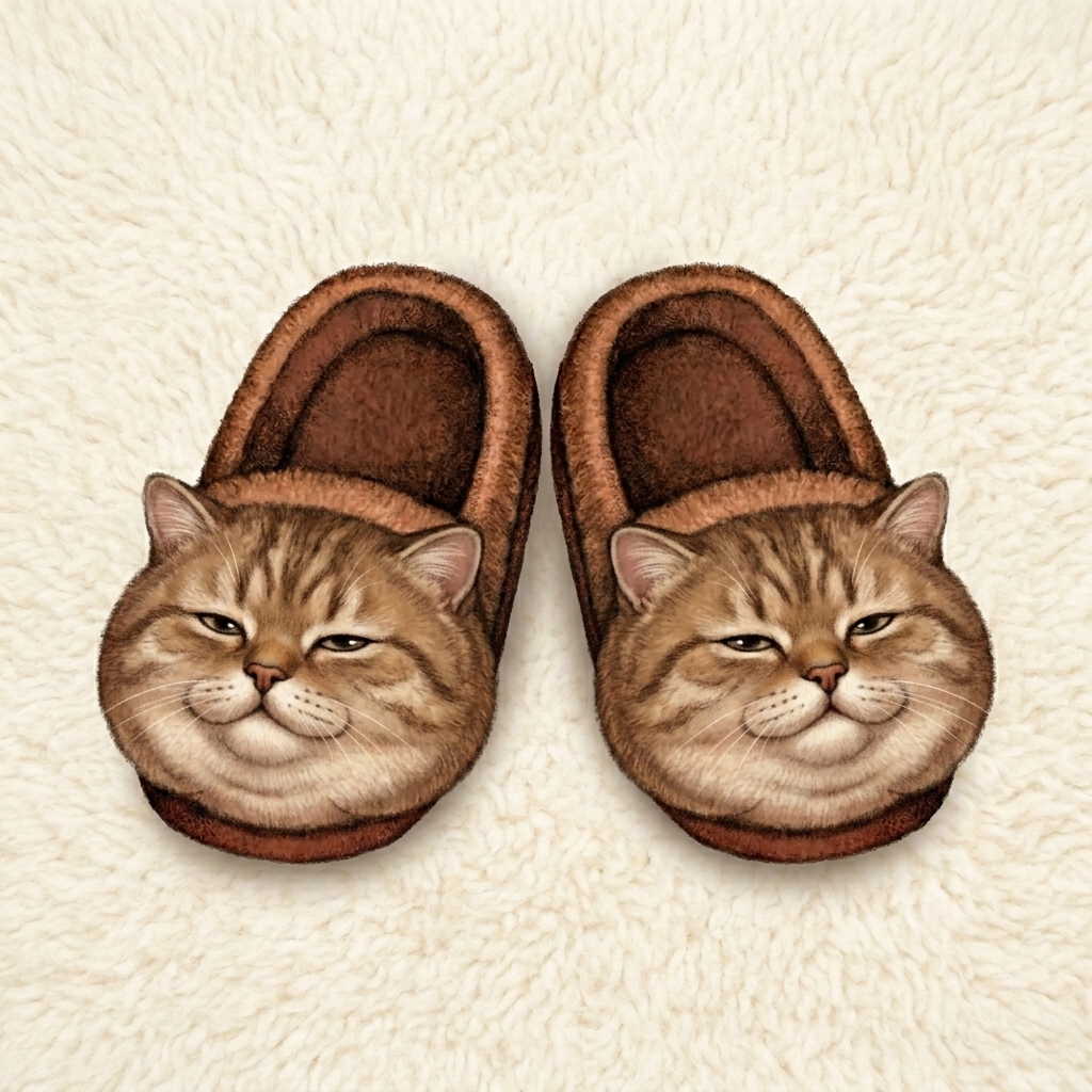 StacheCat concept art, close up
